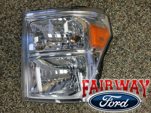 Driver Side Left Headlight For 2011-2016 Ford F250-F550 Super Duty – Chrome Housing