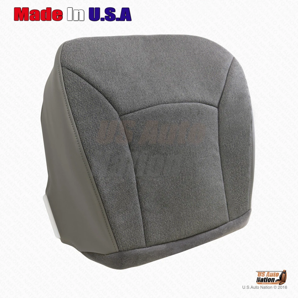 Ford Econoline 2000 2001 2002 furgoneta conductor-pasajero parte inferior cubierta de asiento de tela gris Foto 4 de 4