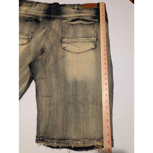Arketype Herren blau säurewasch Denim Shorts Größe 48 - Bild 6 von 8