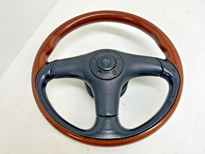 victoriaステアリング　35パイ JDM VICTORIA MADE IN ITALY WOOD LEATHER STEERING WHEEL OEM VERY