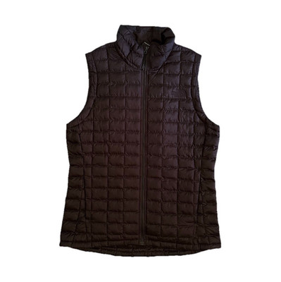 The North Face Women's Black Down Puffer Vest Zip Front Sleeveless Size M