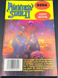 Official Phantasy Star II Sega Genesis Hint Book Strategy Guide Authentic