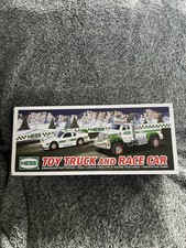 Hess 2011 Toy Truck and Race Car  New in Box 
