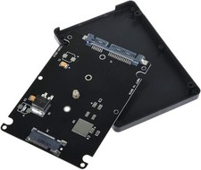 M.2 NGFF SSD to 2.5" SATA III Enclosure 7mm Drive Adapter 2242 2260 2280