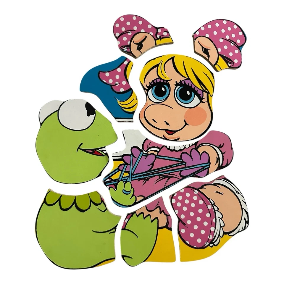 Vintage MUPPET BABIES Playskool Puzzles #265-10 & #265-5 Frame Tray Henson 1983 - Image 4 of 4