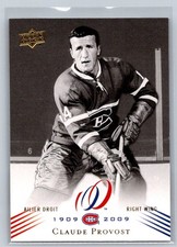 2008-09 Upper Deck Montreal Canadiens Centennial Claude Provost Montreal