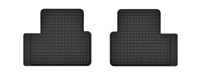 Gummi Fußmatten Hinten für Subaru Forester III Bj. 2008-2013  Schwarz 2-tlg NEU