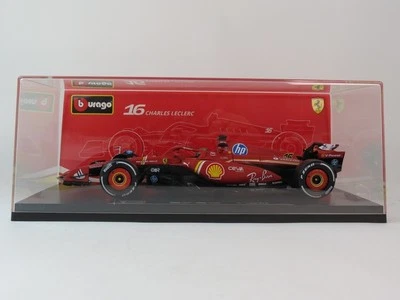 Burago Ferrari SF-24 #16 Charles Leclerc Winner Italien Gp 2024 1/18 18-01934 # - Photo 1/4