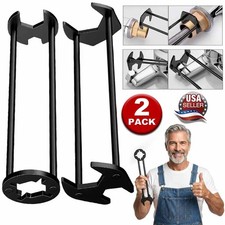 Multifunctional Sink Wrench Set, 2-Pack Basin and Faucet Wrench Tool with Fou.