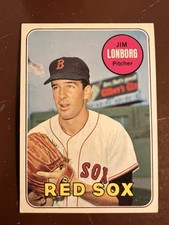 1969 Topps #109 - BOSTON RED SOX Cy Young RHP  JIM LONBORG                 69384