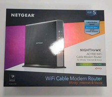 NEW NETGEAR Nighthawk C7100V AC1900 WiFi Cable Modem Router for Xfinity