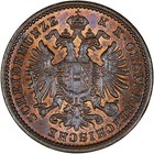 Austria 1885 Kreuzer CHOICE TONED UNC — photo 1