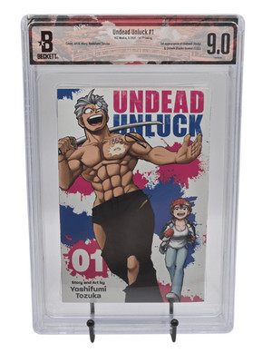 Undead Unluck Vol. 1 BGS 9 English Graded Manga 1st Printing