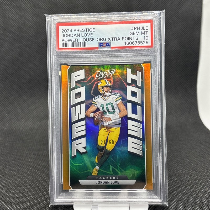 2024 Panini Prestige - Power House ORG Xtra Points Jordan Love #21/50  PSA 10