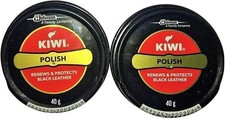 KIWI Shoe Polish Paste 40 Gm - Black Pack Of 2