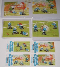 Superpuzzle "Fussballschl&uuml;mpfe" 1988 mit allen 4 Beipackzetteln
