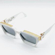 Real Authentic  Louis Vuitton 1.1 Millionaire White Sunglasses Trusted Seller