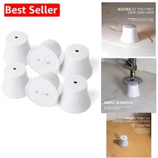 Home and Business Leak Protection: 6-Pack Water Alarms with Battery Included