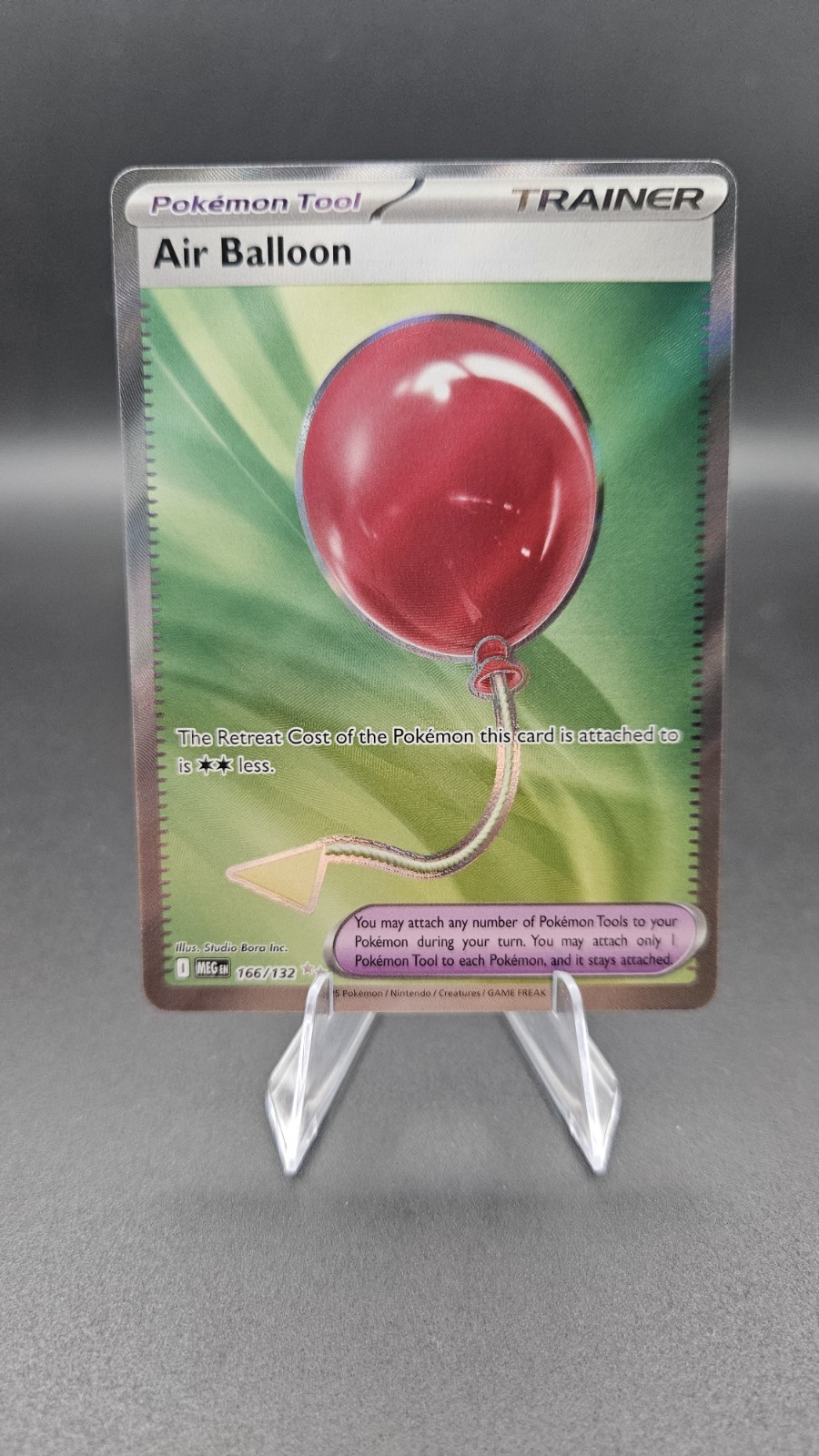 Pokémon Card Air Balloon 166/132 Mega Evolution - Near Mint