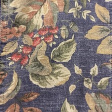 Norm Thompson Petite Jacket Countrycore Blue English Garden Floral M VTG