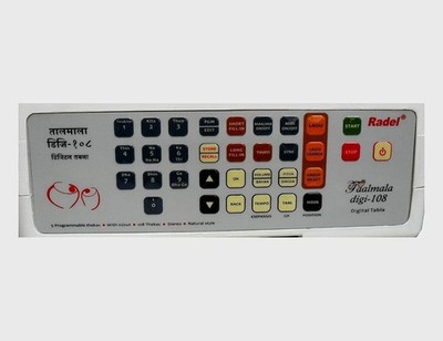 Radel Electronic Tabla Taalmala Digi-108 with Manjira