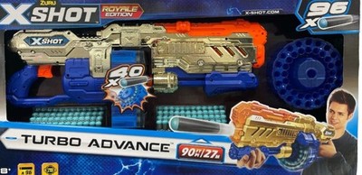 Zuru X-Shot Turbo Advance Royal Edition Gold - 96 Foam Darts - Toy Blaster - New