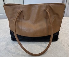 AmeriLeather Genuine Leather Large Tote Shoul...