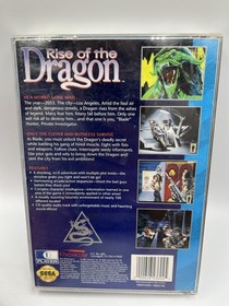 Rise of the Dragon (Sega CD, 1994) Complete in Case