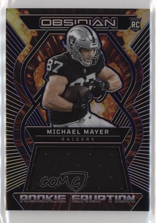 2023 Panini Obsidian Purple Electric Etch 26/75 Michael Mayer #REM-MMA RC 1b30