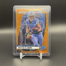 Panini 2024 Prizm Disco Prizm Amon-Ra St. Brown Detroit Lions #95 Football Card