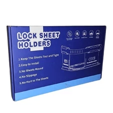 Lock Sheet Holders Bed sheet holder with lock strips Heavy-Duty sheet holders 
