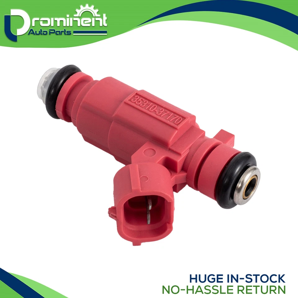 Juego de 4 inyectores de combustible para Hyundai Accent 2010 1,6 L l4 reemplazo FJ989 3531037170 Foto 4 de 4