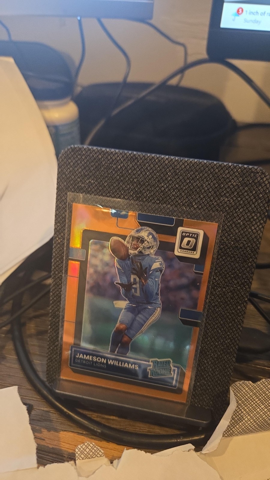 2022 Donruss Optic Jameson Williams Rated Rookie Orange 83/199 #208