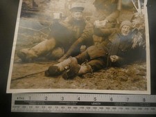WWI Press Photo Happy British Soldiers Front Western Line LNA Photo PH21