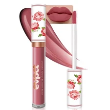 evpct 1Pcs Blush Red Matte Liquid Lipstick Lip Stain Sets for Women, Peony Fl...