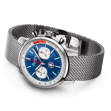 Breitling Top Time B01 Shelby Cobra Blue Dial Steel Bracelet Watch AB01763A1C1A1 3
