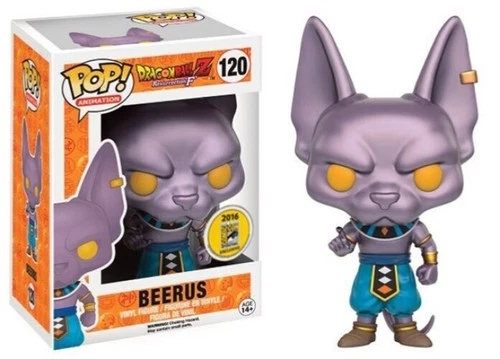 🔥Funko Pop! Anima: Dragon Ball Z - BEERUS (METALLIC) #120 EXC VAULT PROTECT🔥