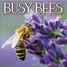 Turner Licensing,  Busy Bees 2026 Wall Calendar, 12'' X 12'', 12-Month Calendar