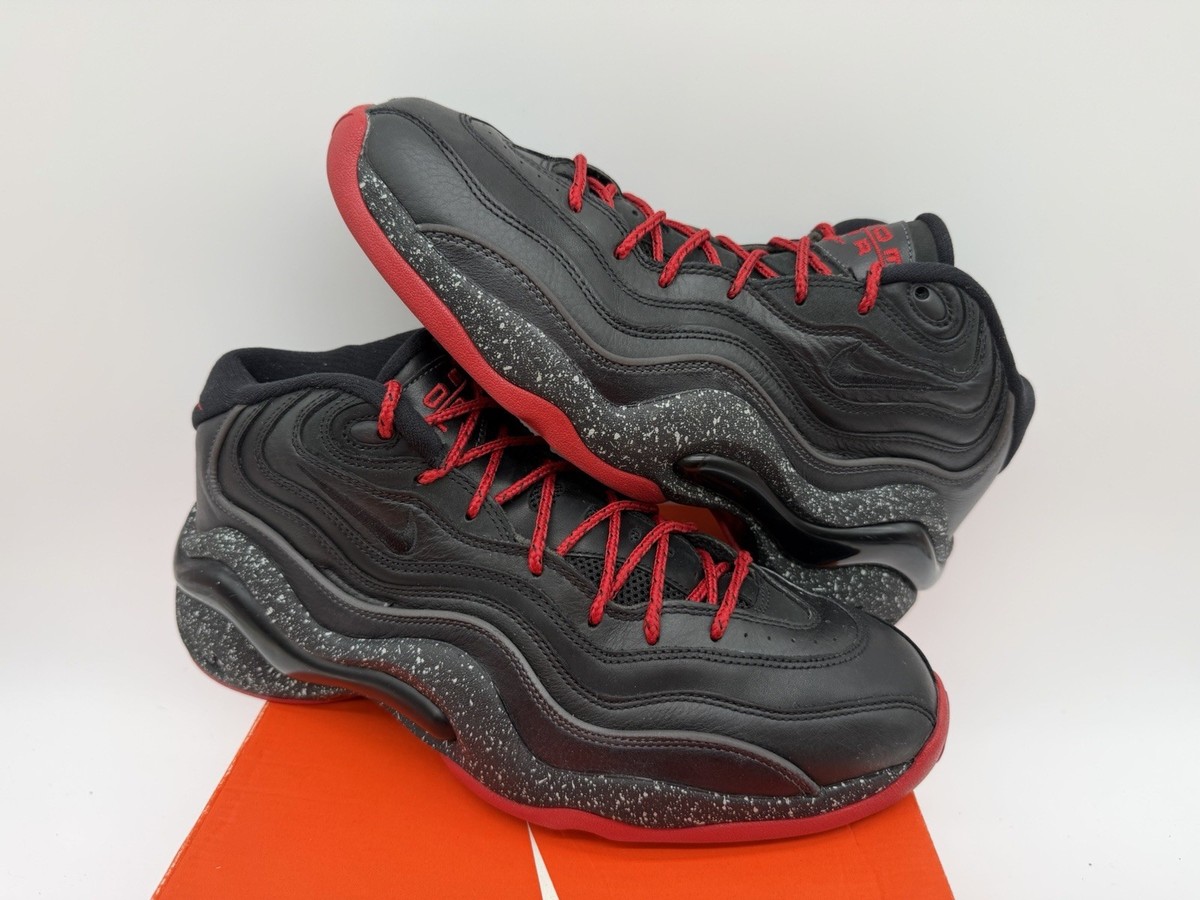 Nike Air Zoom Flight 96 Supreme Black Varsity Red 318999 001 Sz