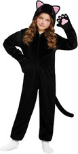 Halloween Cat Costume for Girls - Animal Costume Dress up Gifts for Kids