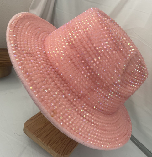 Pink Rhinestone Cowgirl Hat