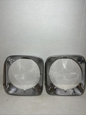 1971 1972 Monte Carlo Chrome Headlight Bezels Pair Lh Rh Gm 3982445 3982446 1971 1972 Monte Carlo Chrome Headlight Bezels Pair Lh Rh Gm 3982445 3982446