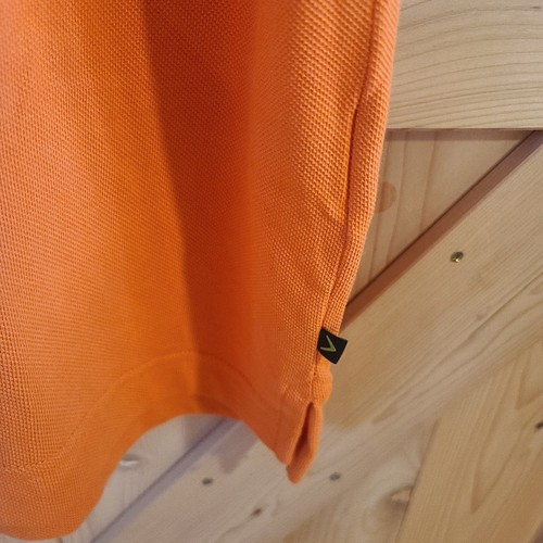 Polo sportiva Callaway Golf manica corta arancione cotone pettinato uomo nuova con etichetta taglia large - Foto 4 di 9