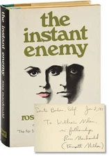 Kenneth Millar INSTANT ENEMY First Edition Association Copy Signed #159111