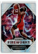 2020-21 Panini Prizm Fireworks Hyper James Harden #11 Houston Rockets