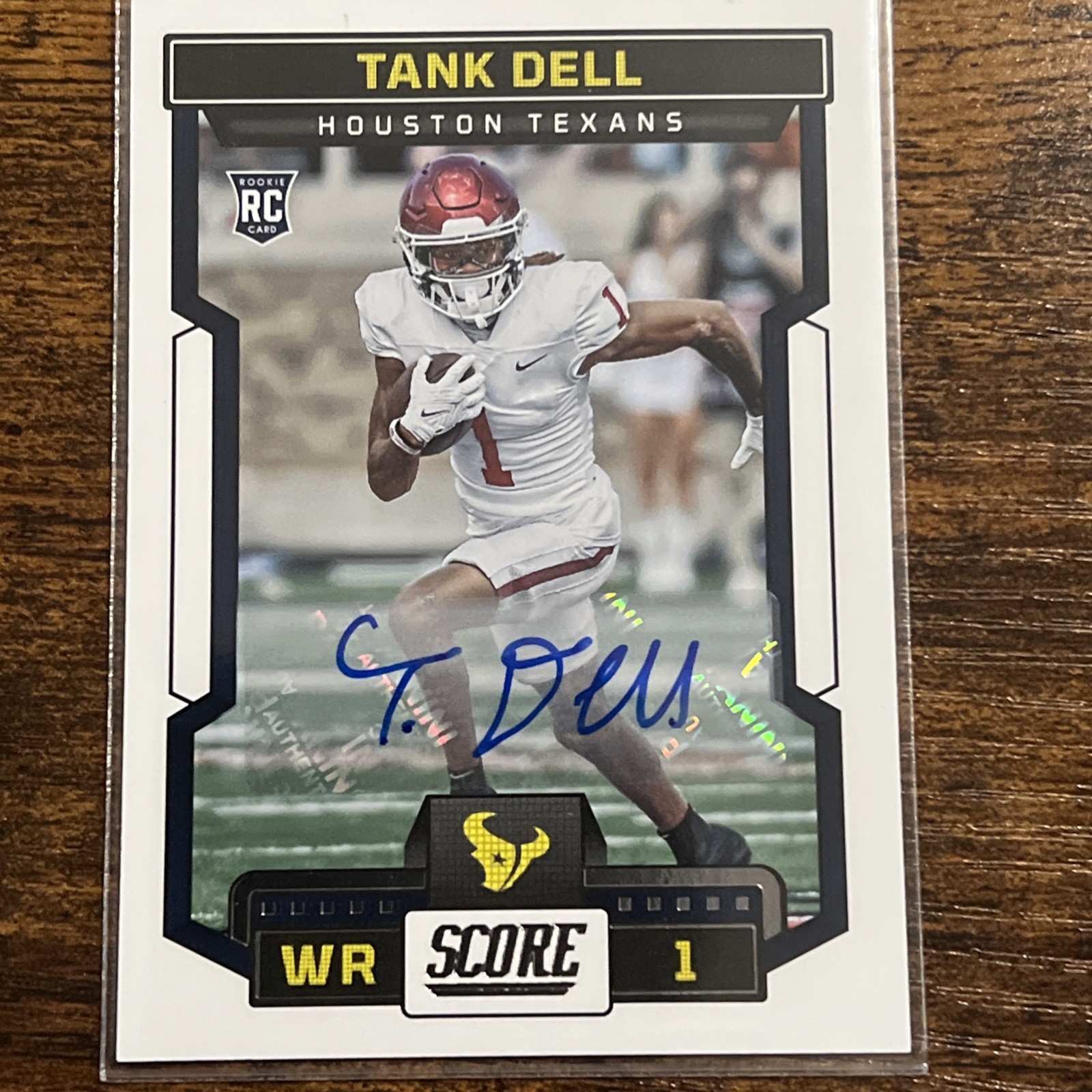 2023 Score Draft Pick Tank Dell Rookie Autograph-(RC)-#353