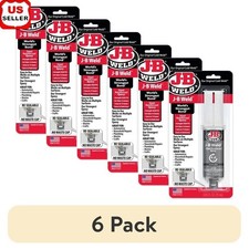 6 Pack 25ml Epoxy Syringe Cold Weld Strong Repair Adhesive Metal  More New