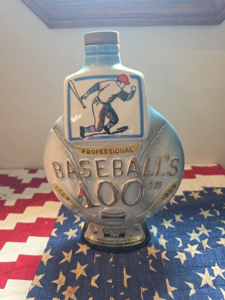 jim beam baseball decanter products for sale | eBay