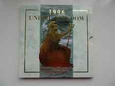 1996 Royal Mint uncirculated coin set. Excellent condition. Football celebration