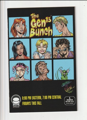 #ad #ad Gen 13 #1 Brady Bunch Variant Cover Image 1995 J Scott Campbell $12.00